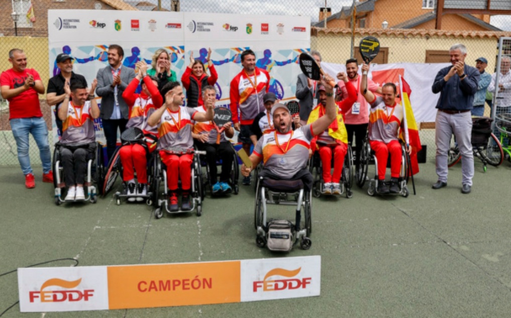 Edorta de Anta, campeón del mundo de pádel en silla de ruedas
